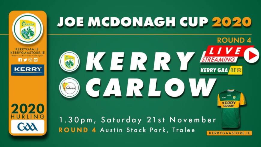 Match Programme – Kerry vs Carlow