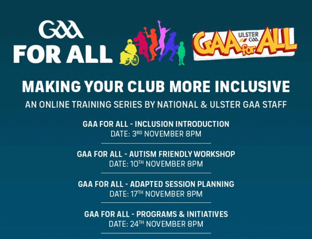 GAA for ALL – GAA National Inclusive Training Series