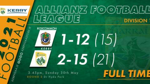 A win for Kerry over Roscommon – AFL, Roinn 1 South