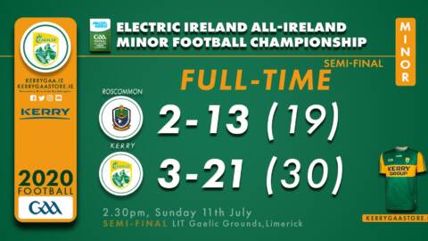 All Ireland Final awaits for 2020 Minors with impressive win over Roscommon