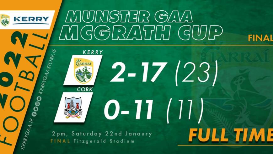 Kerry are McGrath Cup Champions!