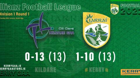 Kerry & Kildare share the spoils in Newbridge