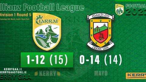 Kerry edge win over Mayo in terrible conditions in Tralee