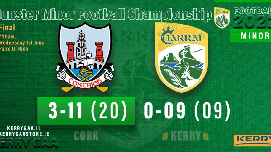 Cork defeat Kerry in Electric Ireland Munster MFC Final