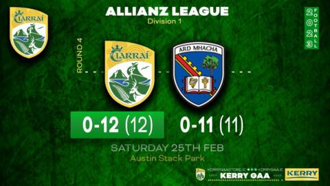 One point win for footballers over Armagh