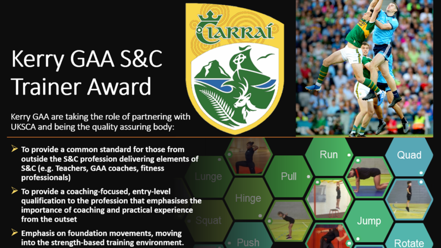 Kerry GAA S&C Trainer Award