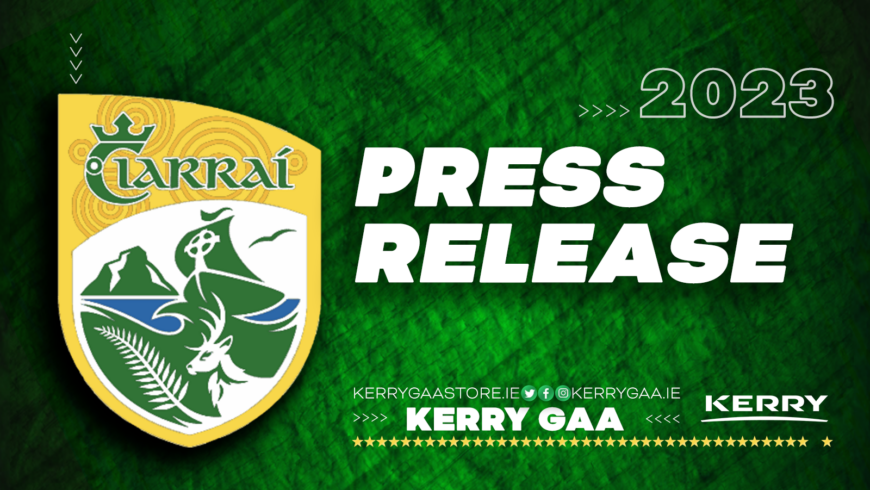 Kerry Senior Football & Hurling Managers Ratified