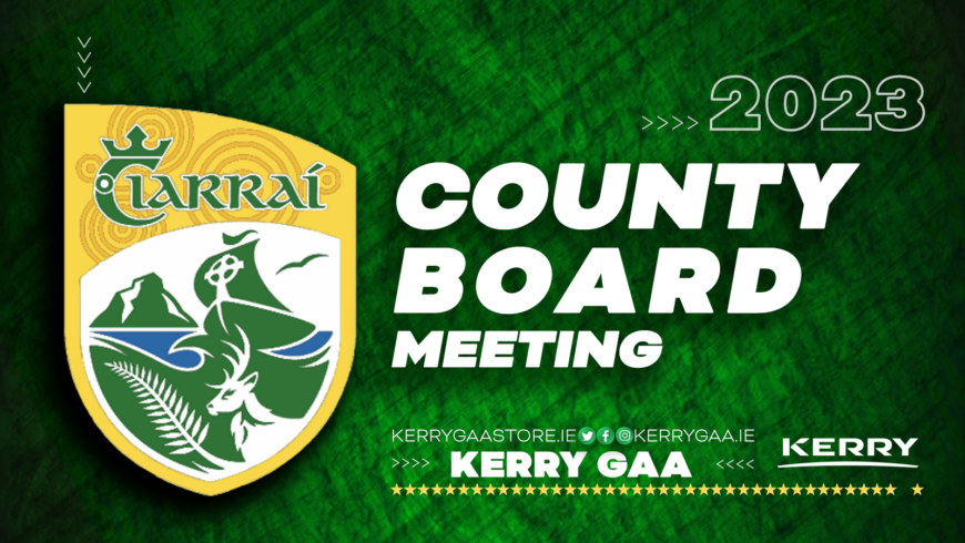 Kerry GAA County Convention Report