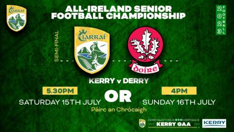 All-Ireland SFC Semi-Final Draw